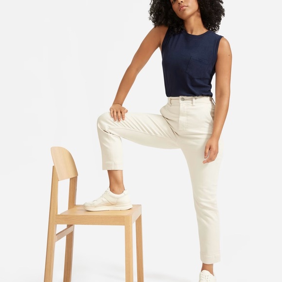 Everlane The Slim Leg Crop Pant - Picture 4 of 12